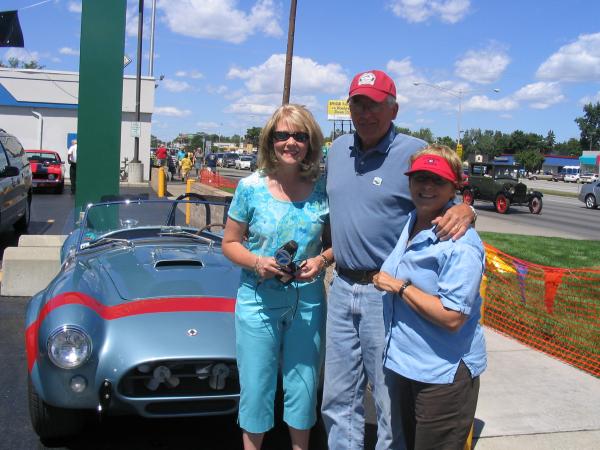 FIA 289 Cobra #9299 at the "Woodward Avenue Dream Cruise" (2007) -- Detroit's Channel 7 reporter and cameraman thought it might be a real Cobra and interviewed us. We didn't lie but still got our 15 seconds of fame on the Channel 7 Five O'clock News that evening.